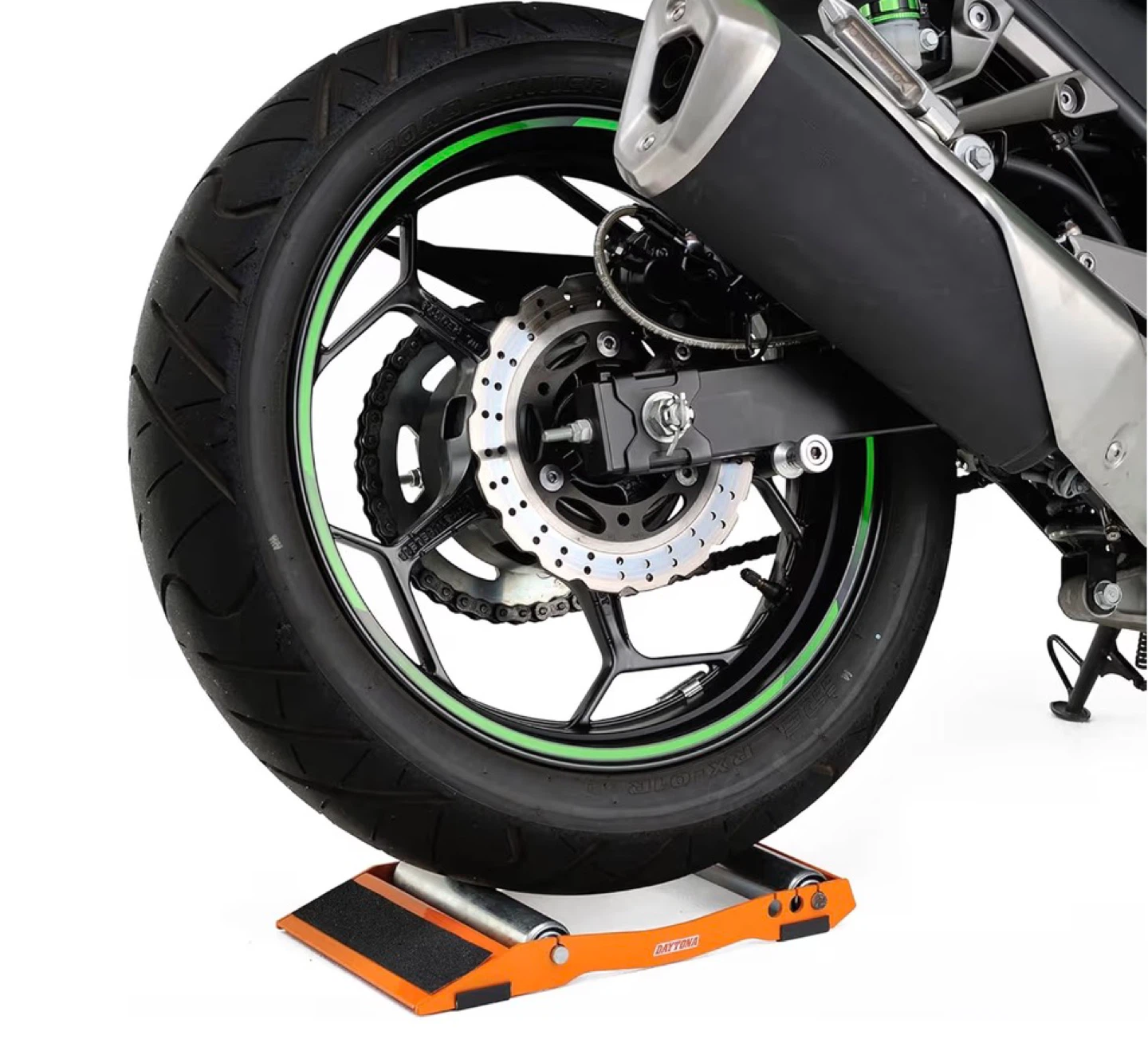 【デイトナ】バイク用メンテナンスローラースタンドの写真4枚目