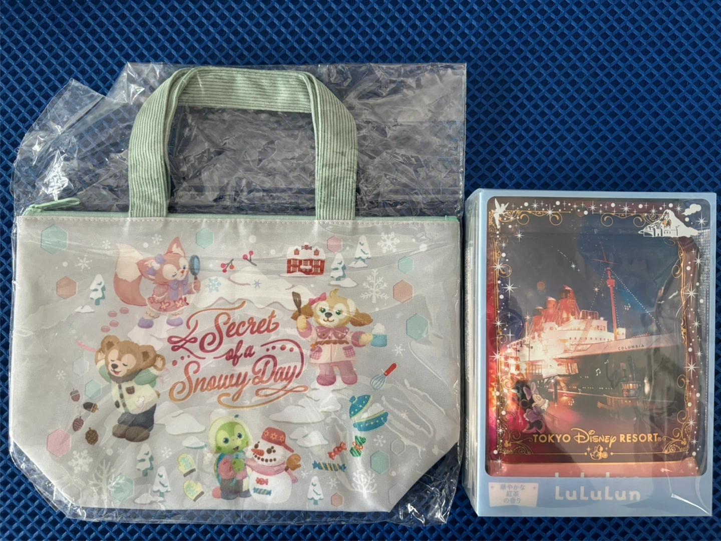 ルルルン フェイスマスク & ダッフィー ランチバッグ