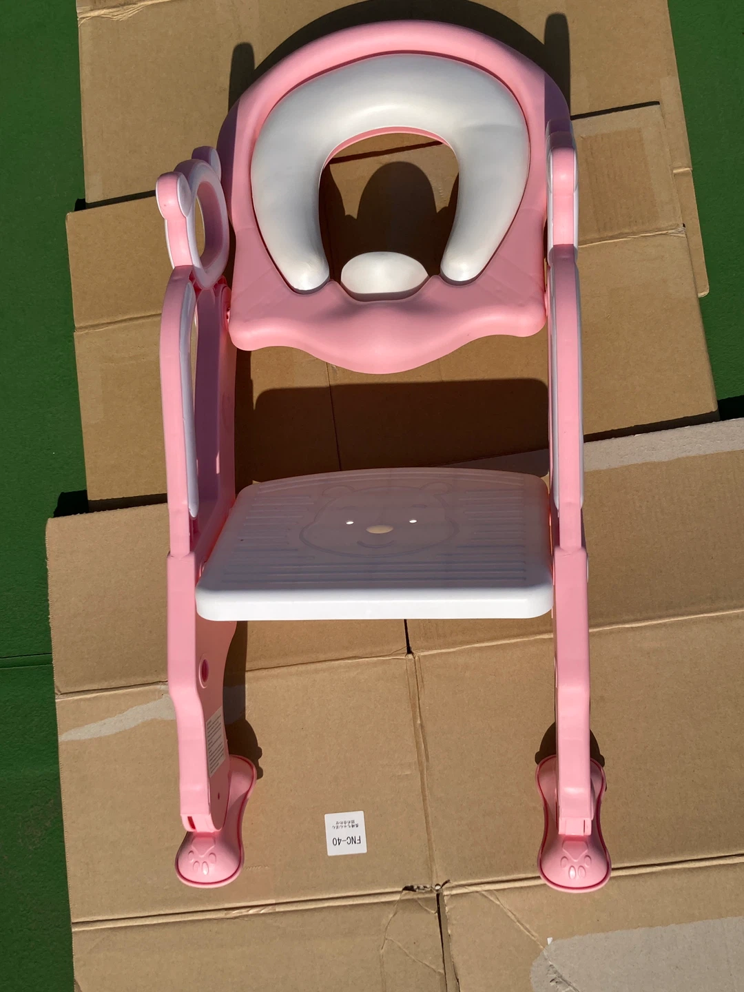 ベビー用補助便座 ピンクの写真2枚目