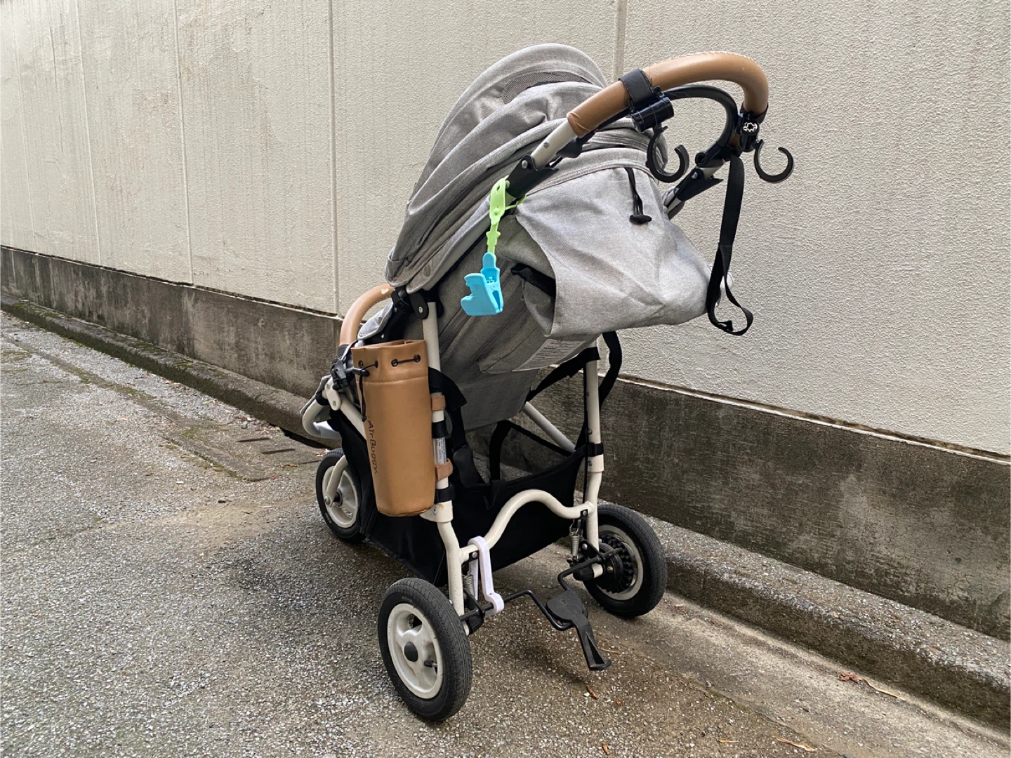 エアバギー ココ ブレーキ ベビーカーの写真3枚目