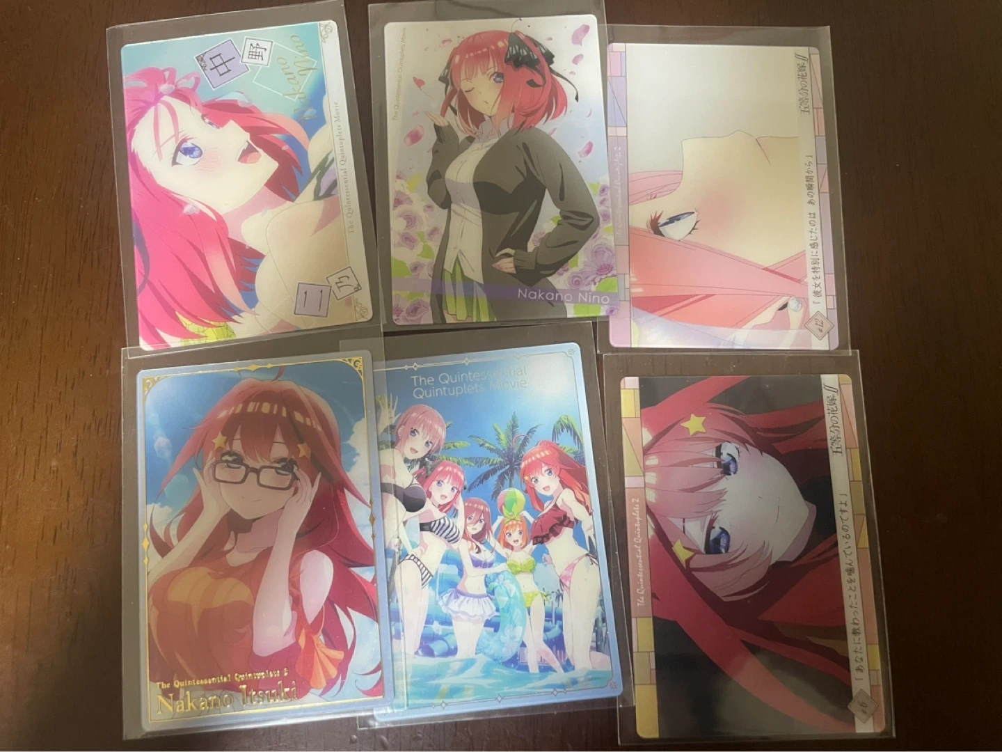 五等分の花嫁 ウエハース カード クリアカードの写真3枚目