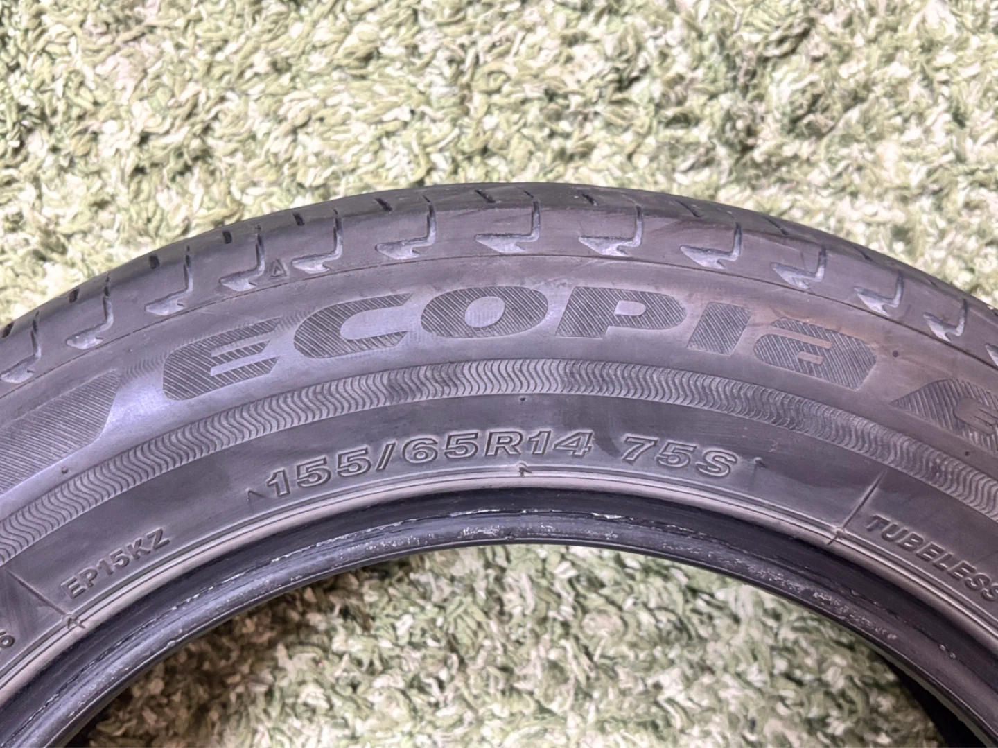 ブリヂストンのエコピア EP150 155/65R14の写真6枚目