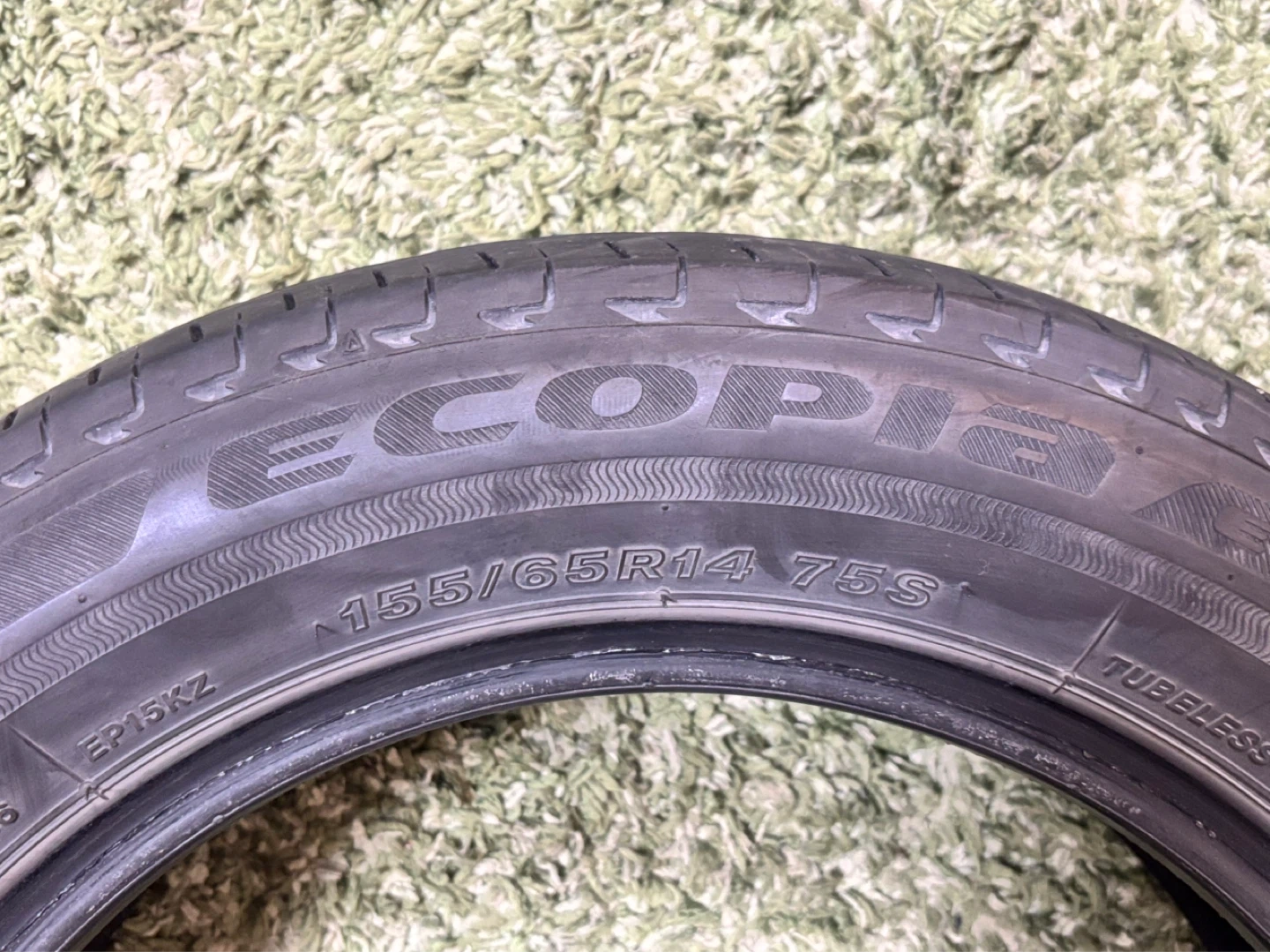 ブリヂストンのエコピア EP150 155/65R14の写真6枚目