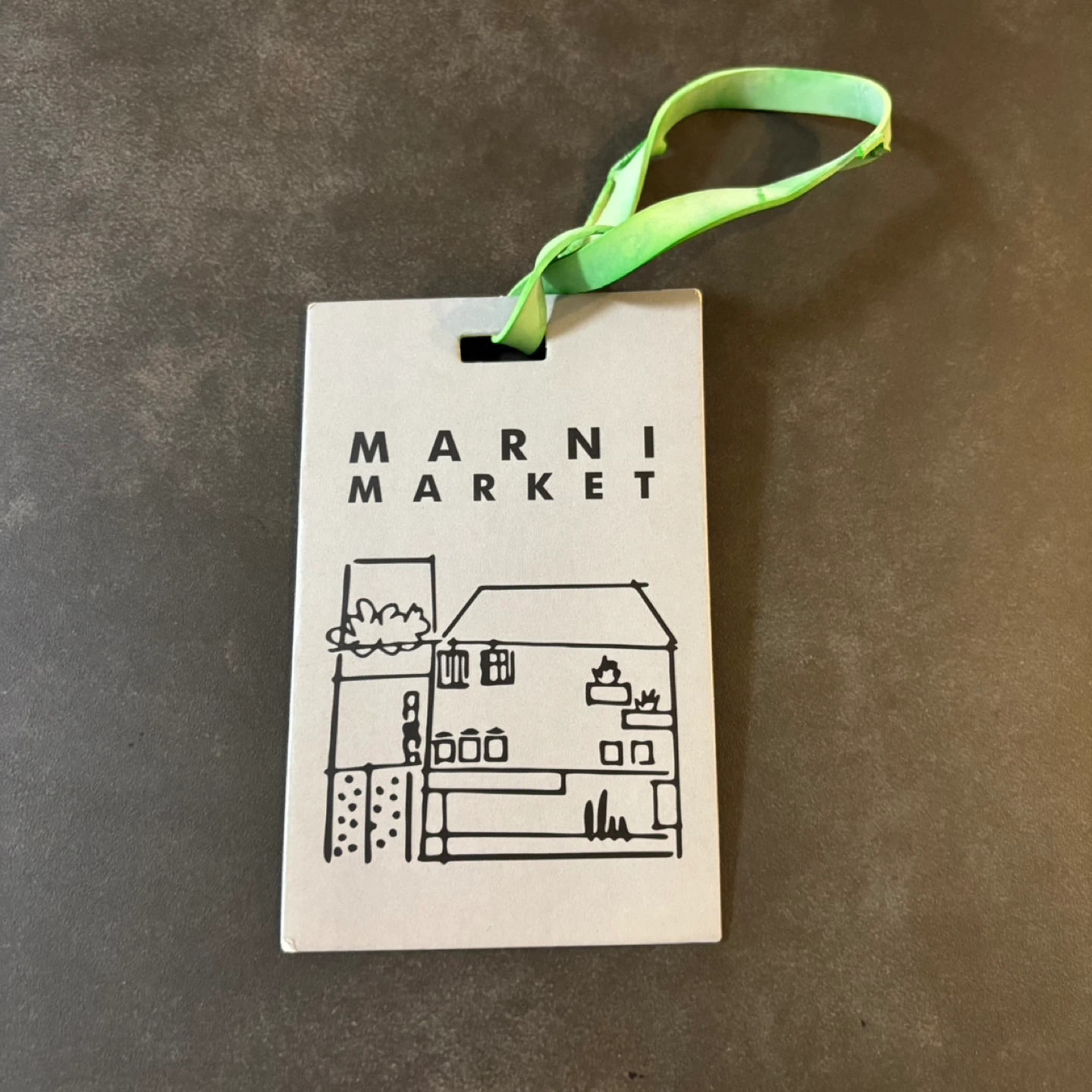 MARNI マルニマーケット かごバッグ 緑の写真7枚目