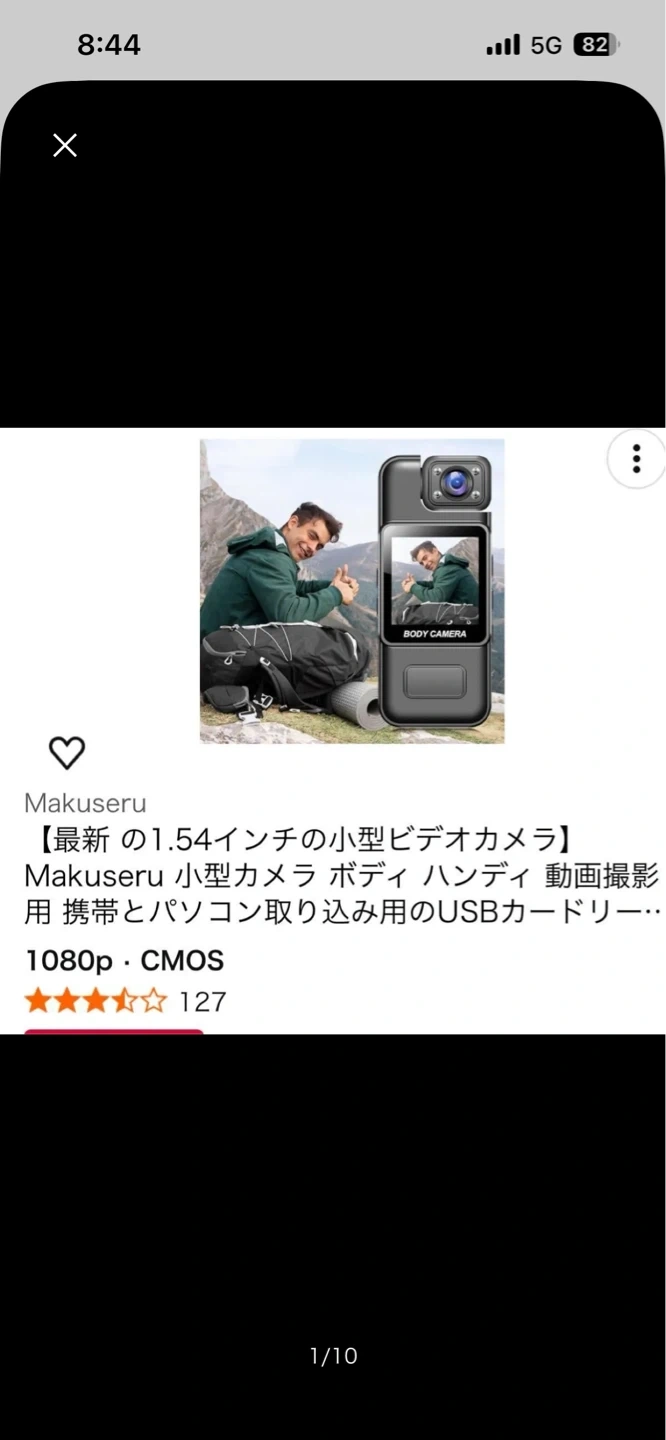 小型カメラ ボディ ハンディ