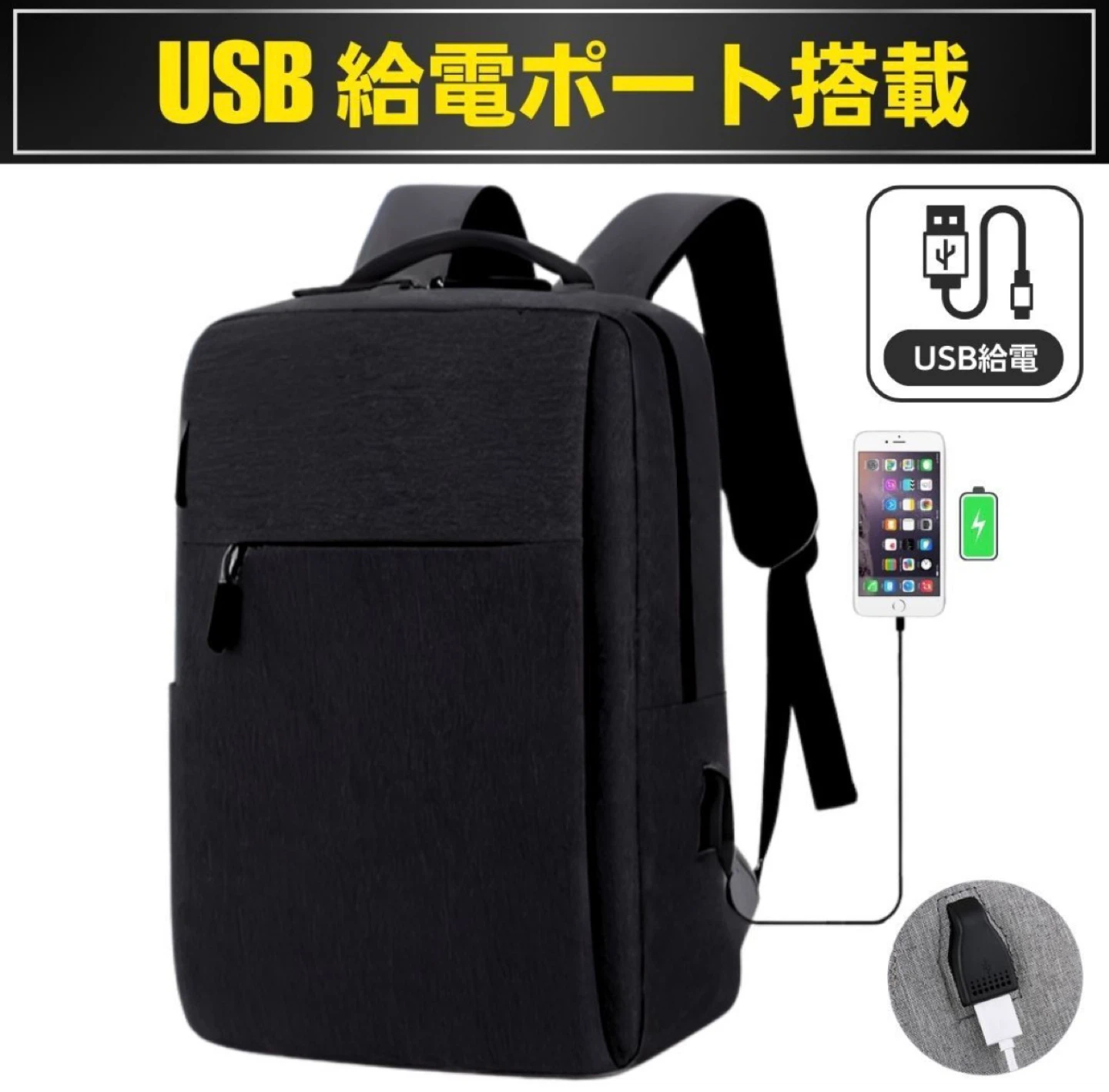 ✨✨新品✨✨通勤用、通学用？カバンリュックの写真2枚目