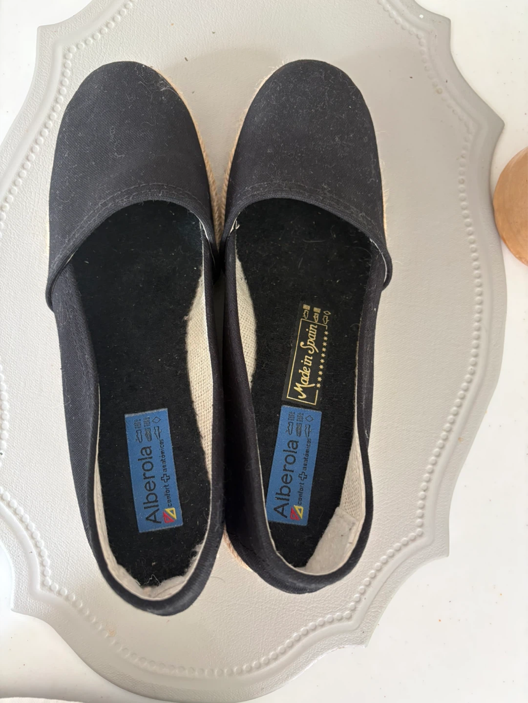 Alberola スペイン製ジュートヒール　脚長美脚24cmの写真2枚目