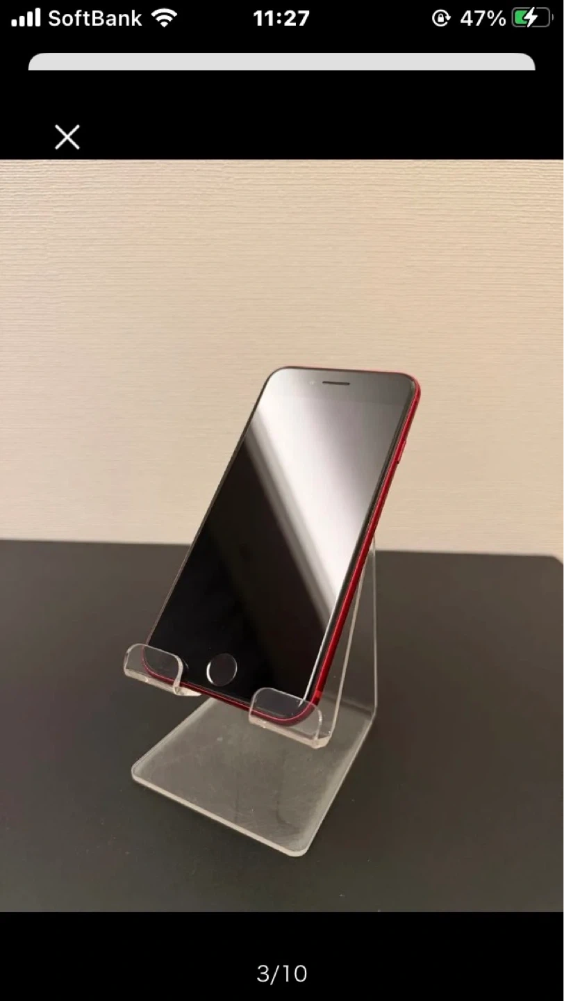 アップル iPhone SE3 128GB レッドの写真3枚目