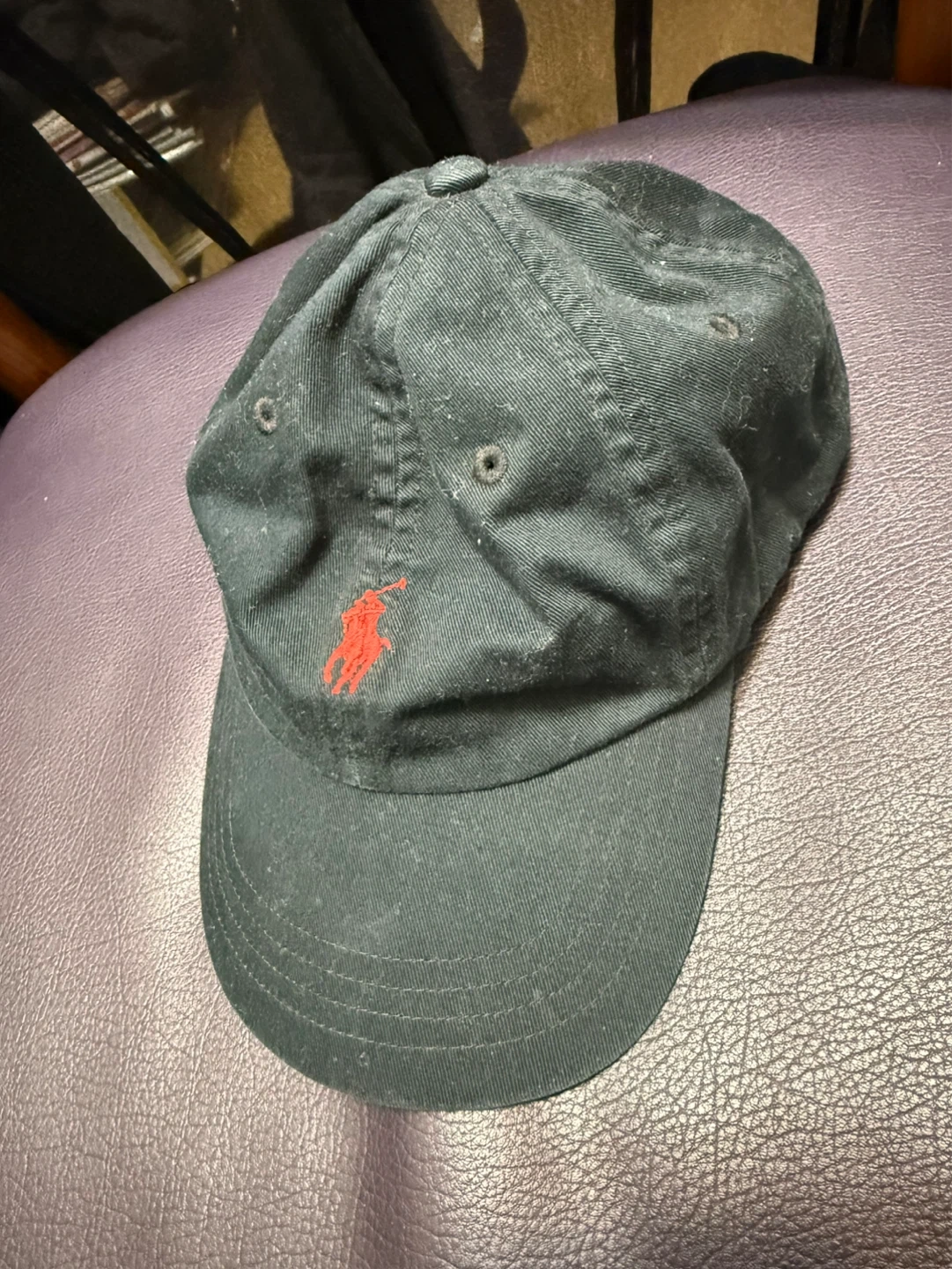 ポロラルフローレン キャップ 黒