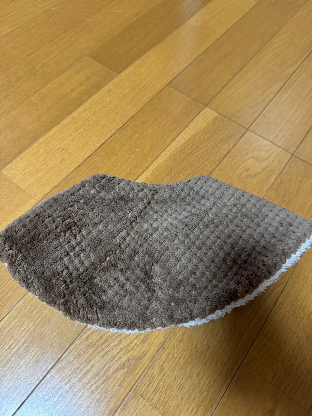 キッズ用 ネックウォーマー ブラウン