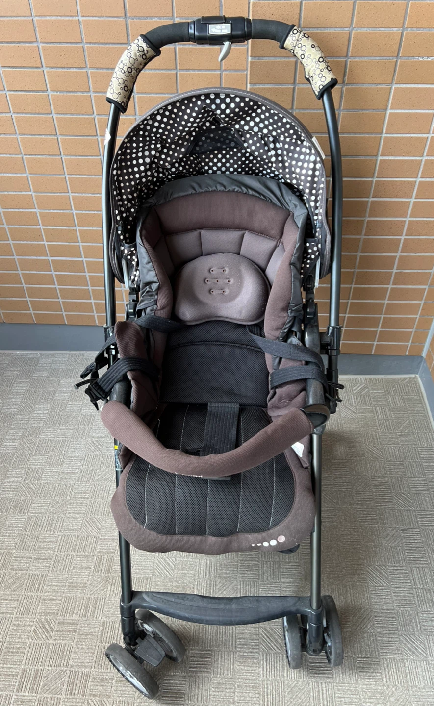 コンビ  a型ベビーカー 雨用カバー付き