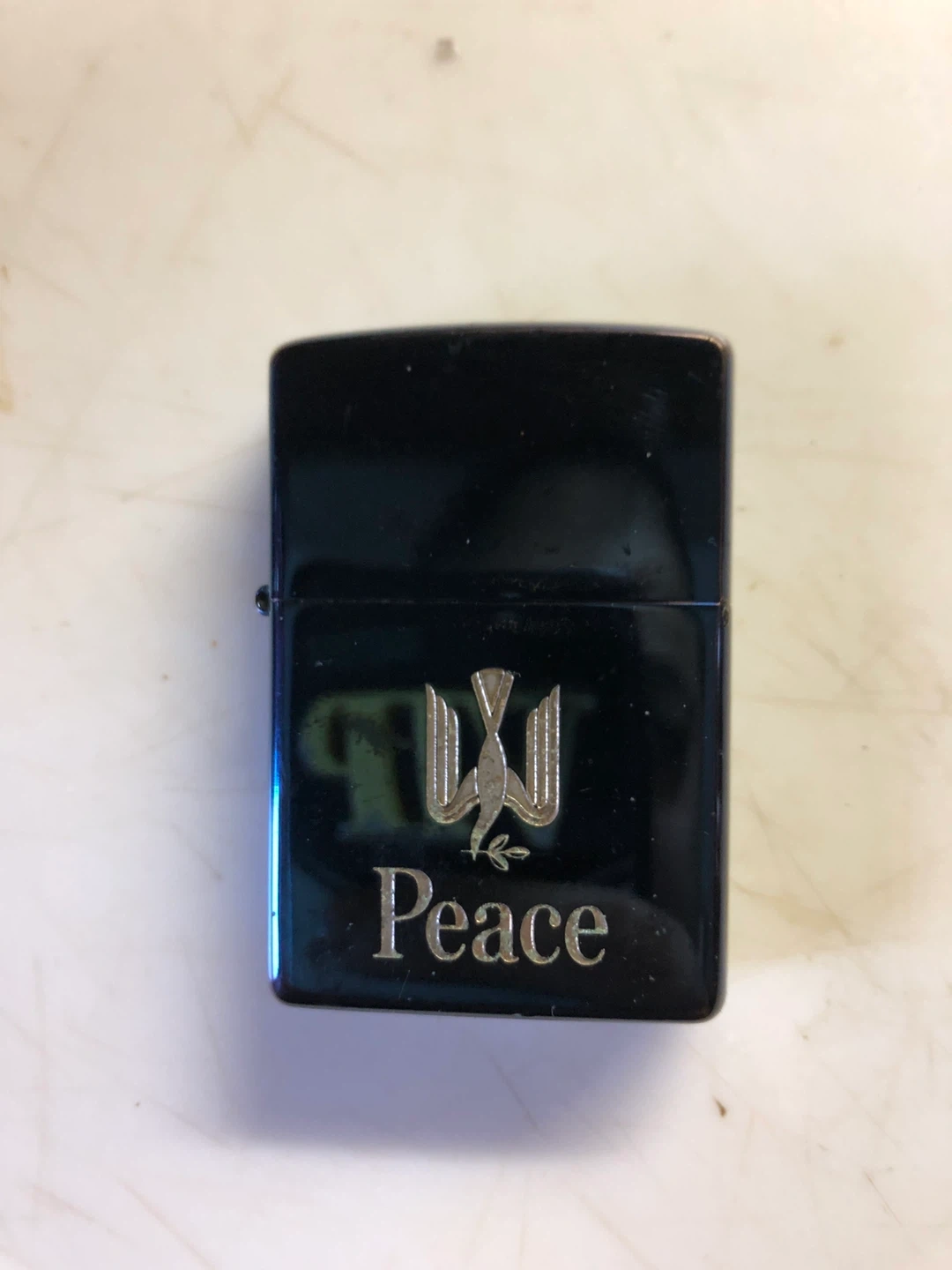 ジッポー Peace オイルライター ブラック