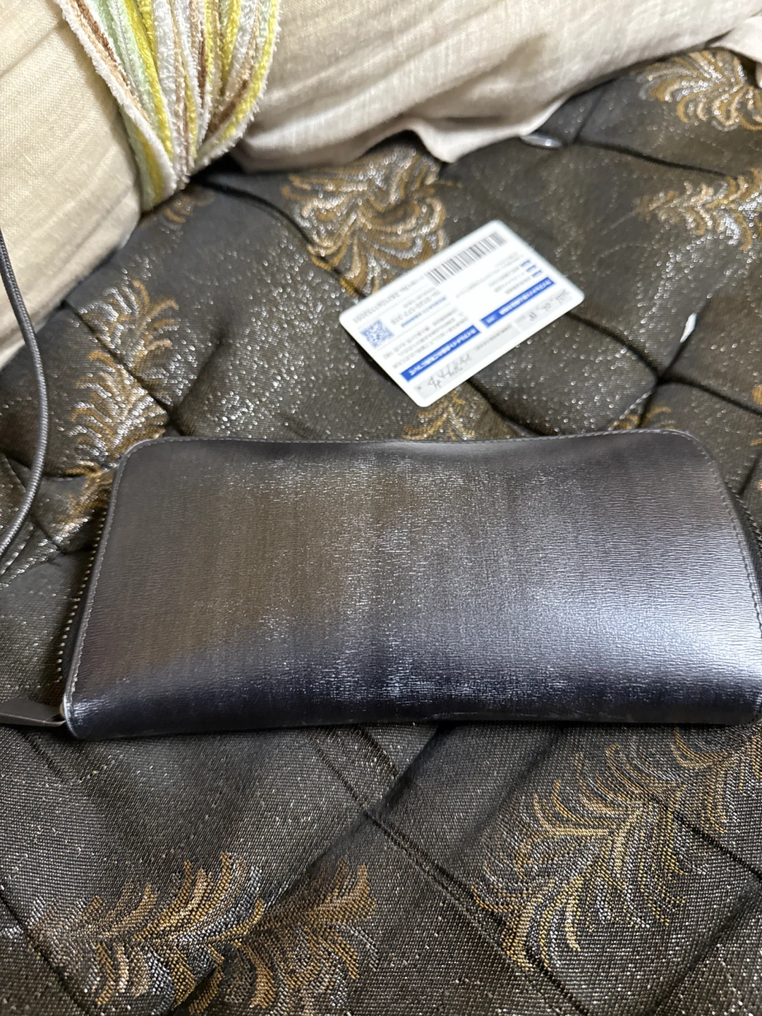 ランバン 長財布 メタリックの写真2枚目