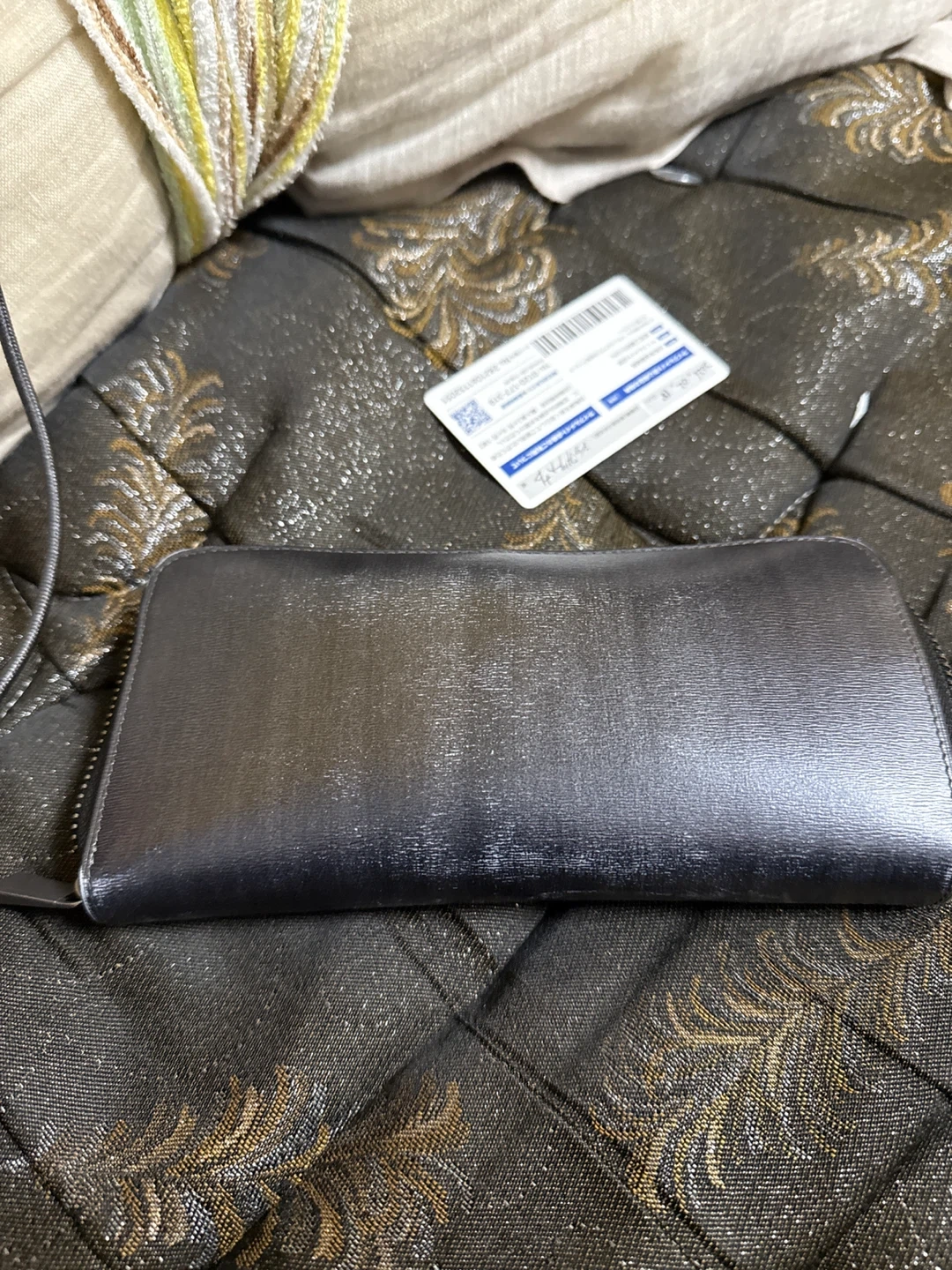 ランバン 長財布 メタリックの写真2枚目