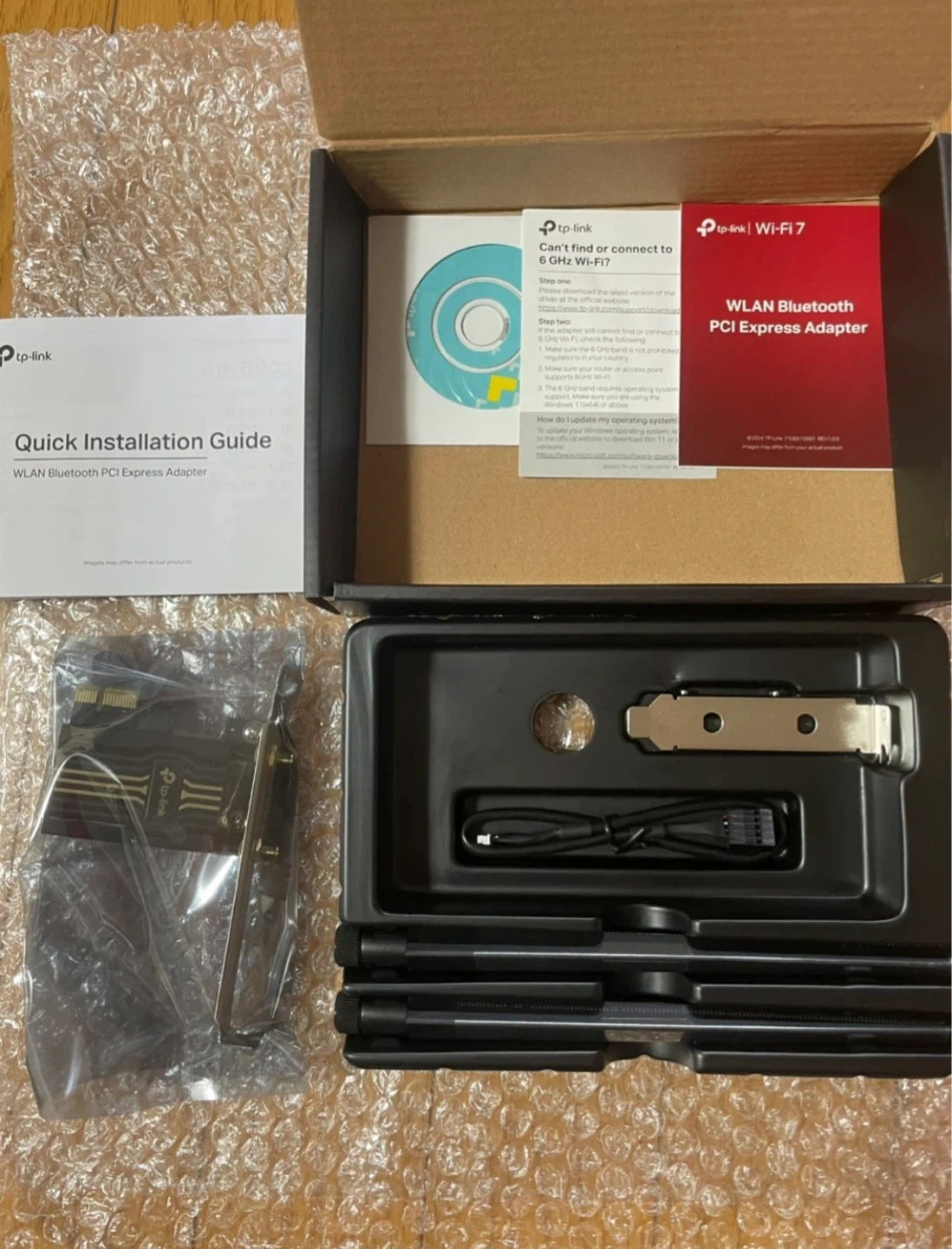 (最終値下げ)TP-Link Wi-Fi 7 BE9300 PCIeアダプターの写真7枚目