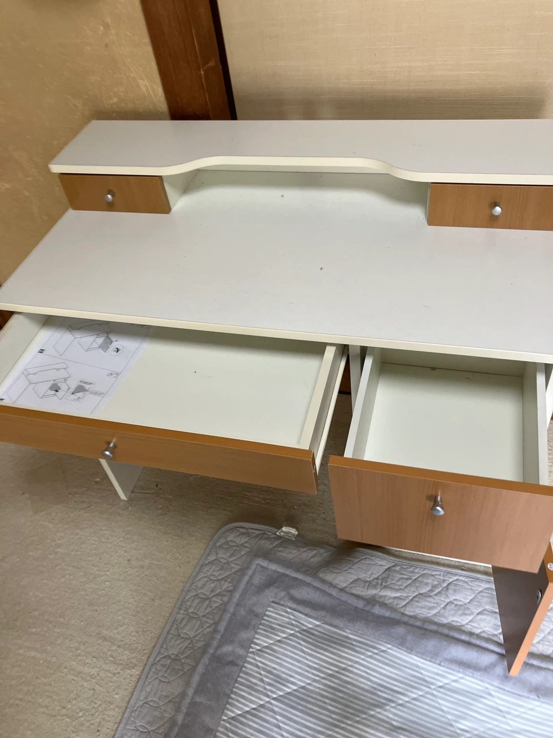 学習机 デスク 収納付きの写真8枚目