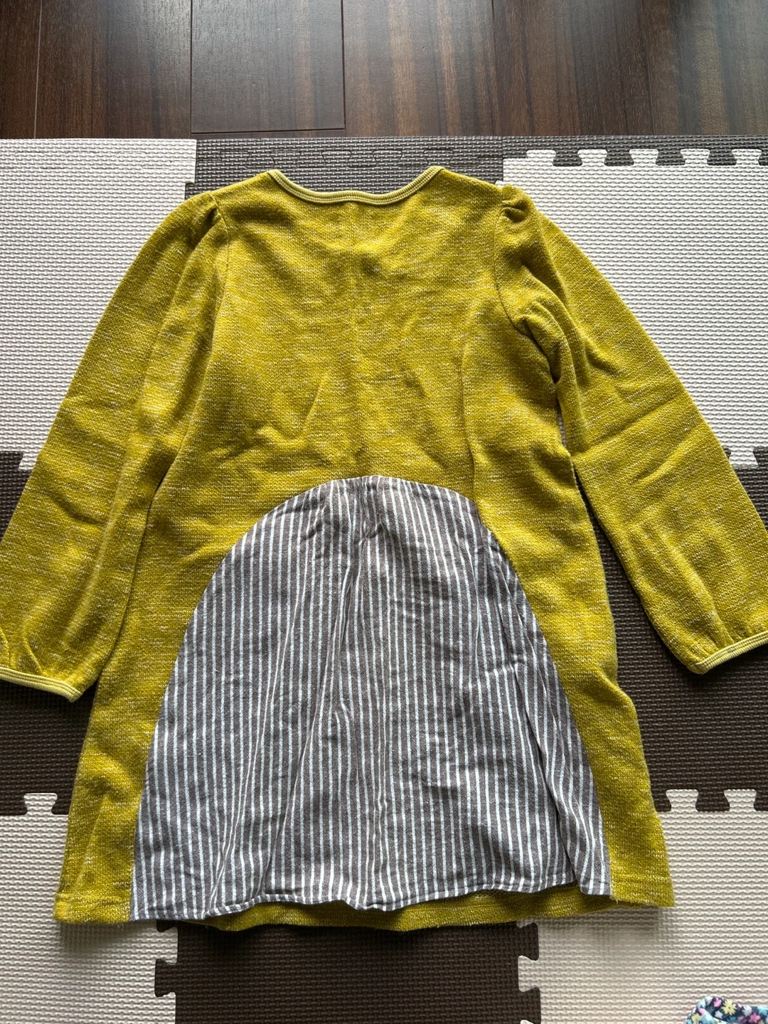 ブランシェス ワンピース 120cm 黄色の写真2枚目