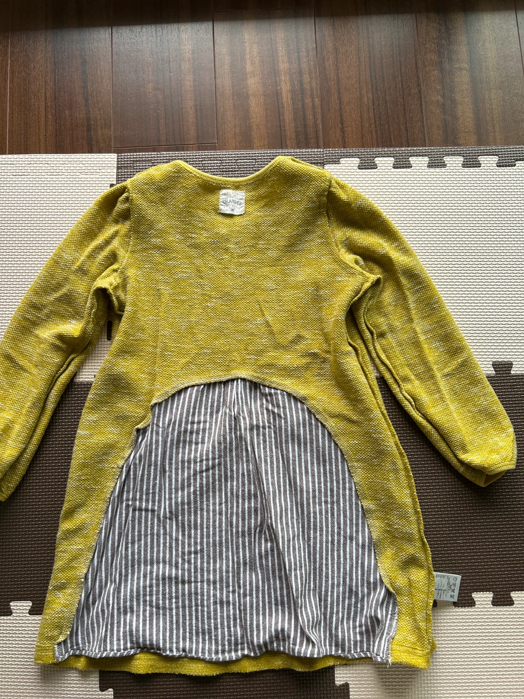 ブランシェス ワンピース 120cm 黄色の写真3枚目