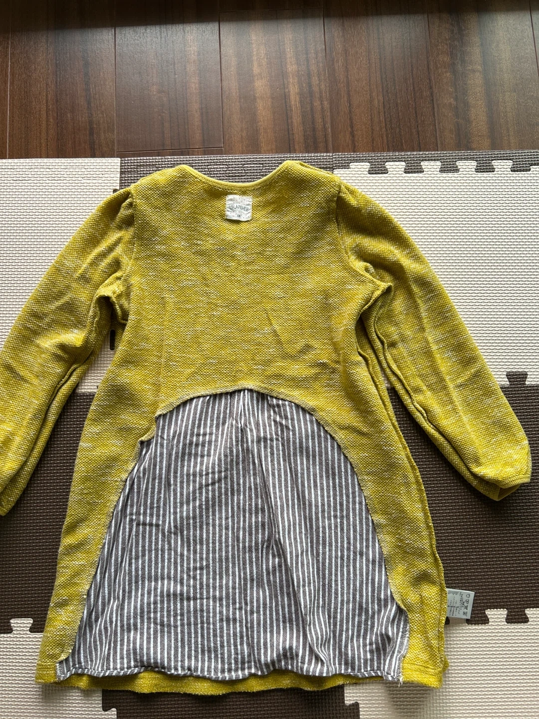 ブランシェス ワンピース 120cm 黄色の写真3枚目