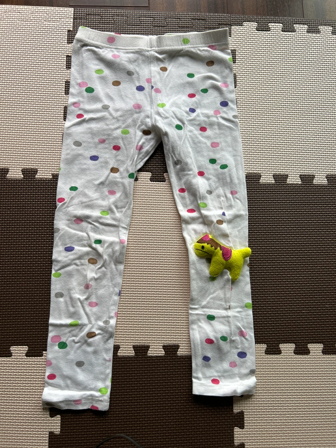 カラフルドット柄 レギンス 130cm