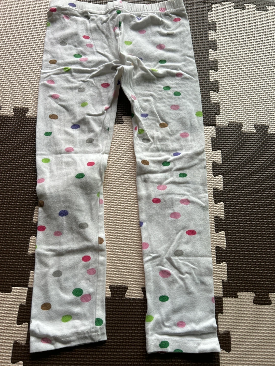 カラフルドット柄 レギンス 130cmの写真2枚目