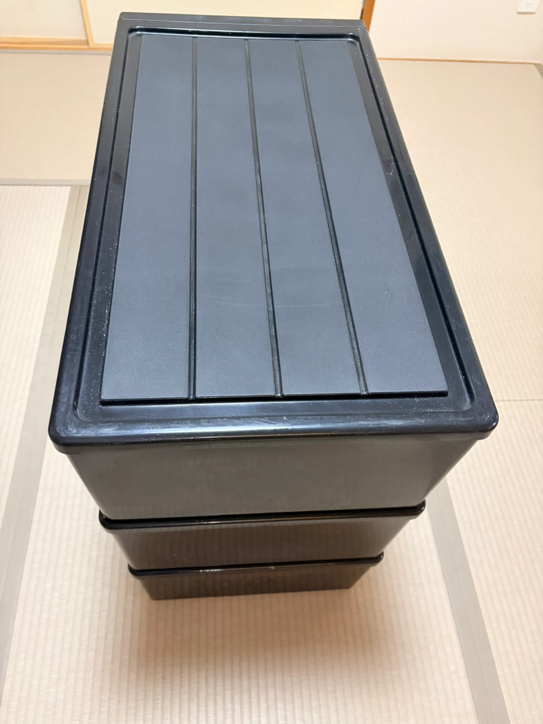 天馬 フィッツケース 3個セット 黒 収納の写真5枚目