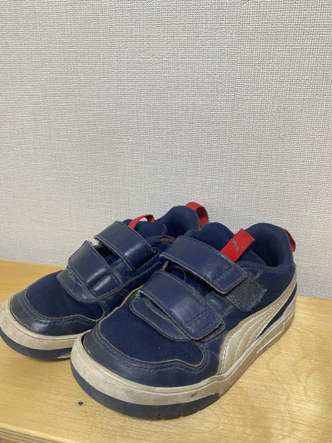 プーマ スニーカー 紺 17cm