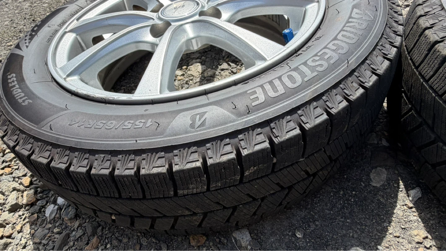 ブリヂストン ブリザック VRX3 155/65R14 4本セットの写真5枚目