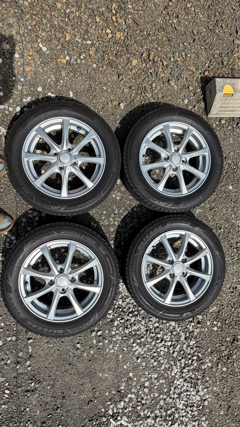 ブリヂストン ブリザック VRX3 155/65R14 4本セット