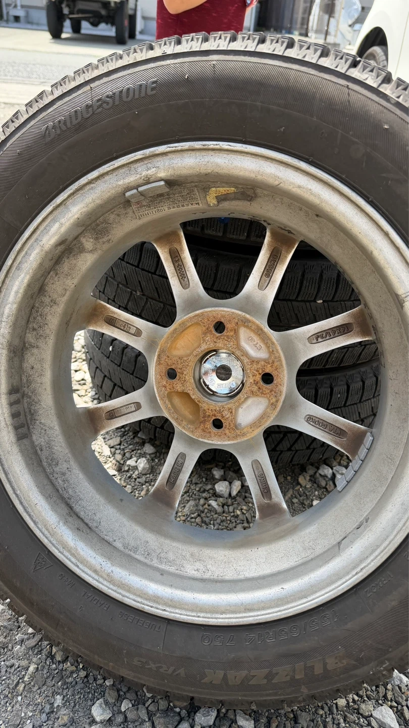 ブリヂストン ブリザック VRX3 155/65R14 4本セットの写真10枚目