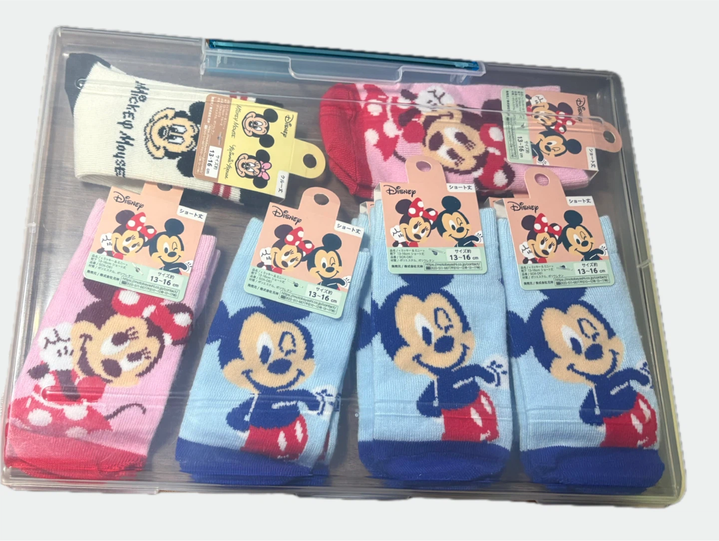 ディズニー 靴下 6足セット 13-16cm
