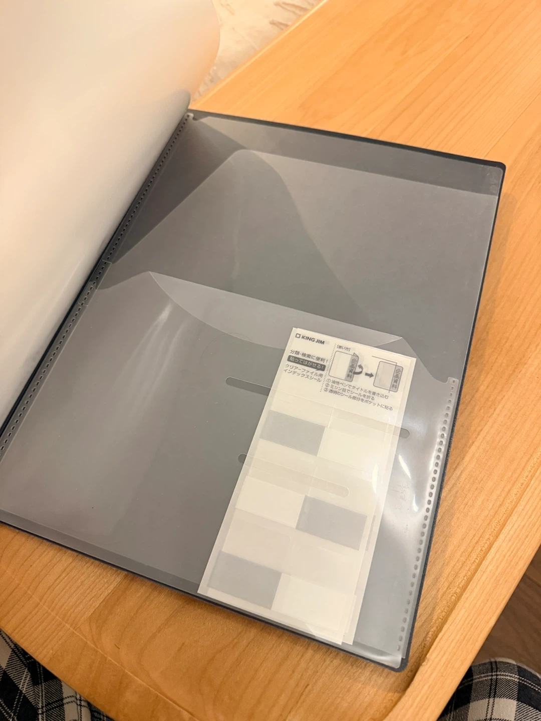 キングジム フェイバリッツ クリアファイル A4 60ポケットの写真3枚目