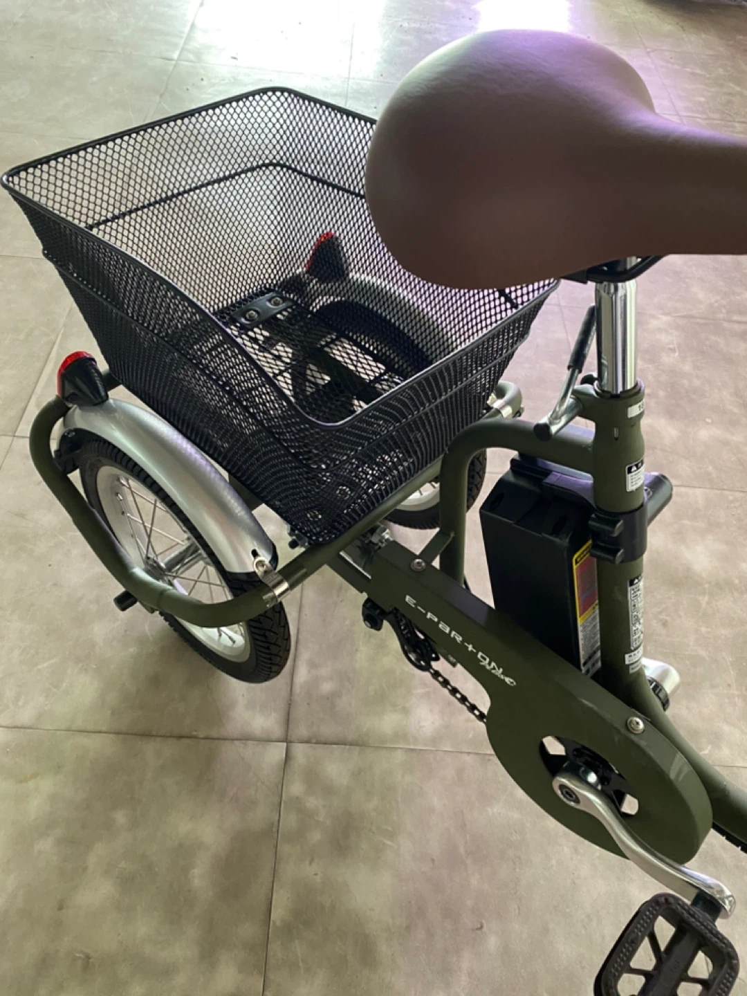 電動アシスト三輪自転車の写真8枚目