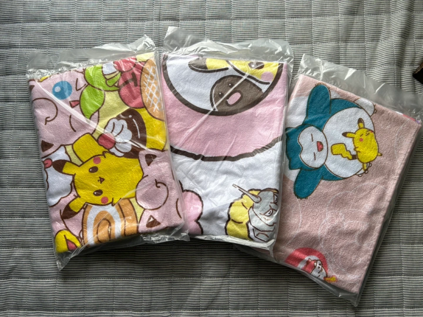ポケモン バスタオル 3枚セット 新品