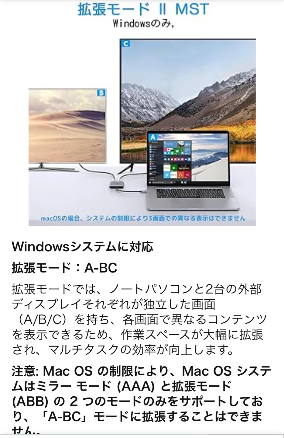 Tuwejia USB-C HDMI変換アダプター 分配器 拡張 変換アダプタ 在宅ワークの写真10枚目