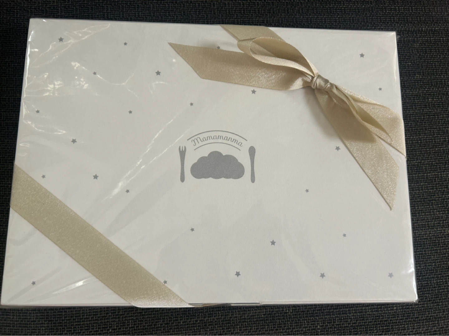 ※GWまで※【新品・未使用】雲型ベビー用食器セット（ピンク・ホワイト）の写真2枚目