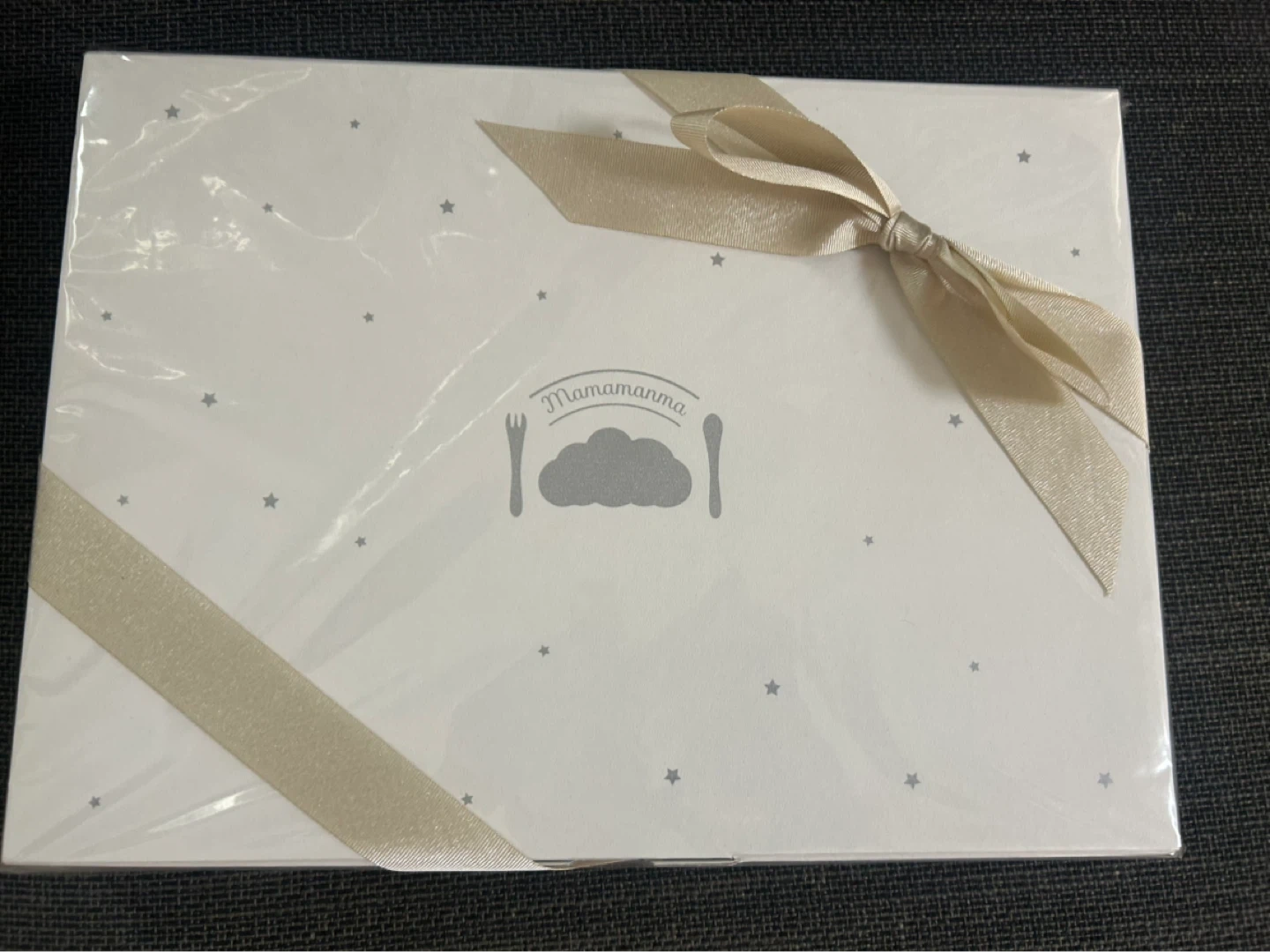 ※GWまで※【新品・未使用】雲型ベビー用食器セット(ピンク・ホワイト)の写真2枚目