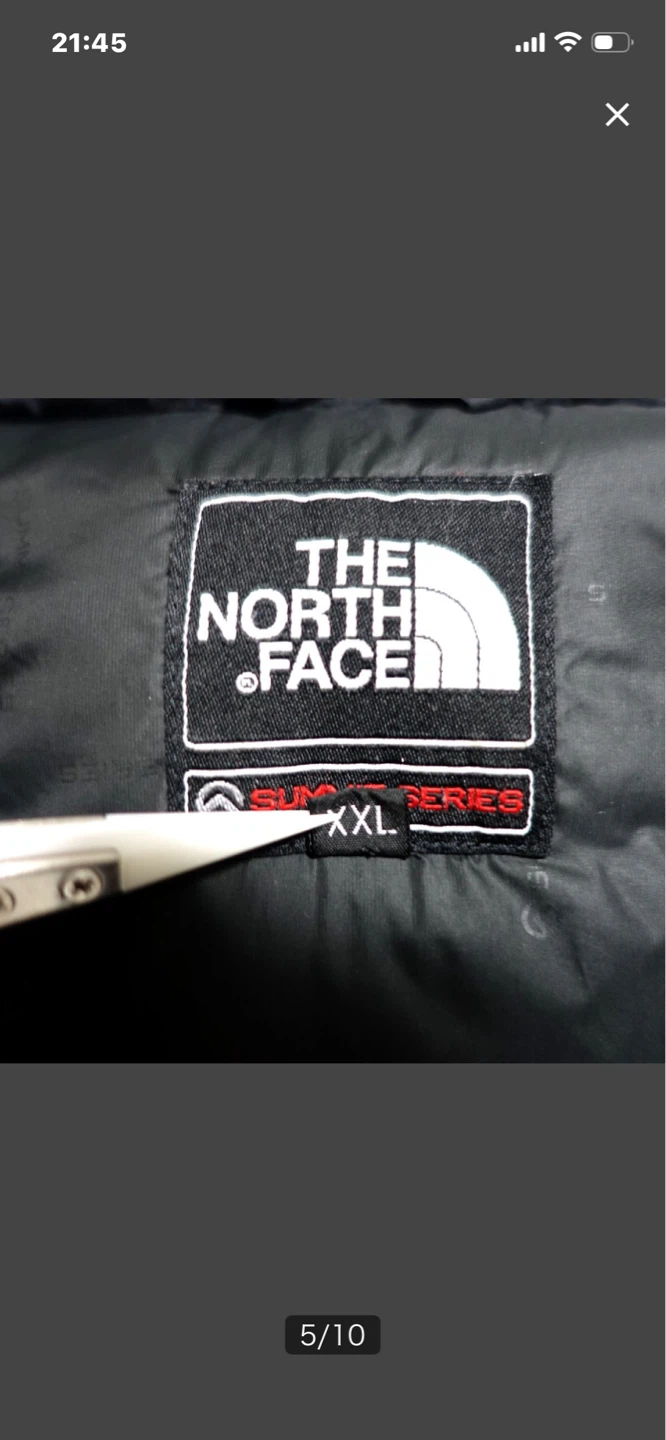 THE NORTH FACE ノースフェスダウンジャケット メンズ XXLサイズ 正規品の写真5枚目