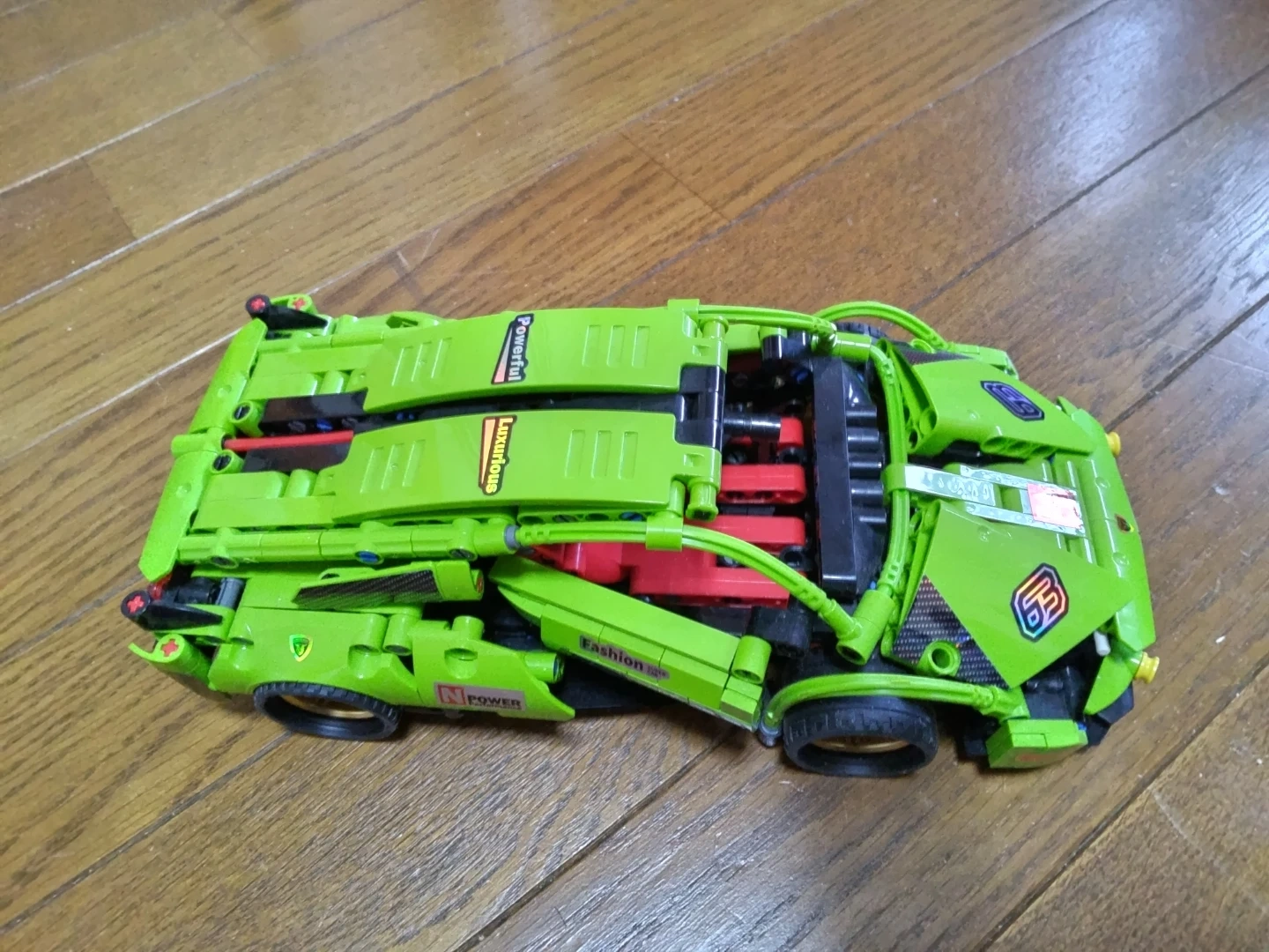 ビルディングブロック完成 車の写真2枚目