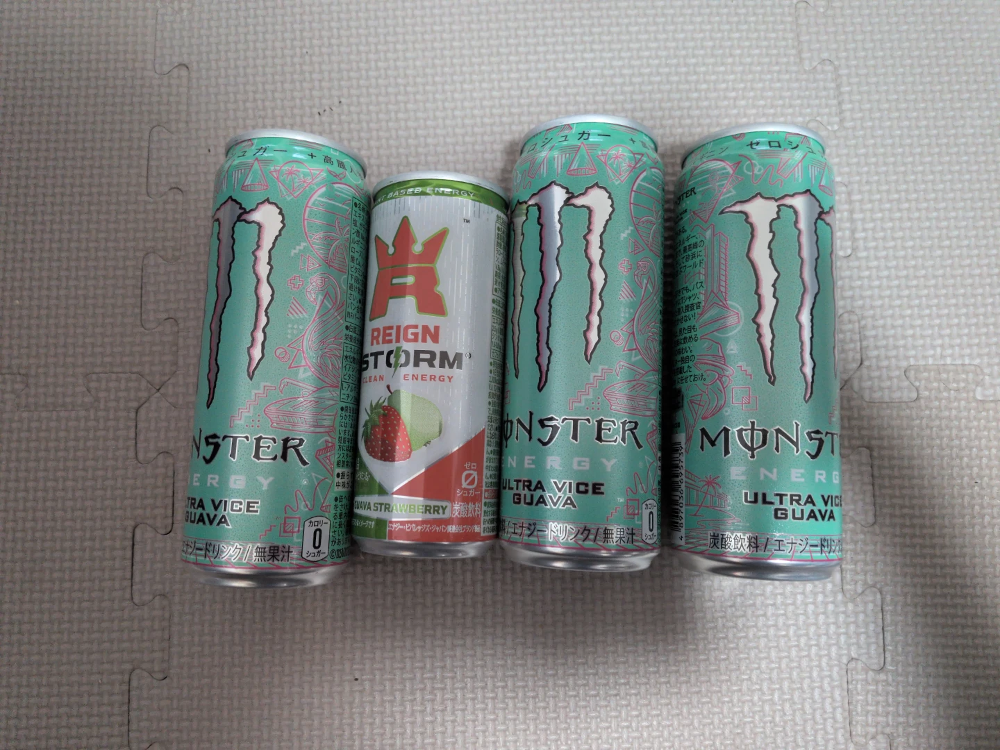 モンスターエナジー他 エナジードリンク 4本セット