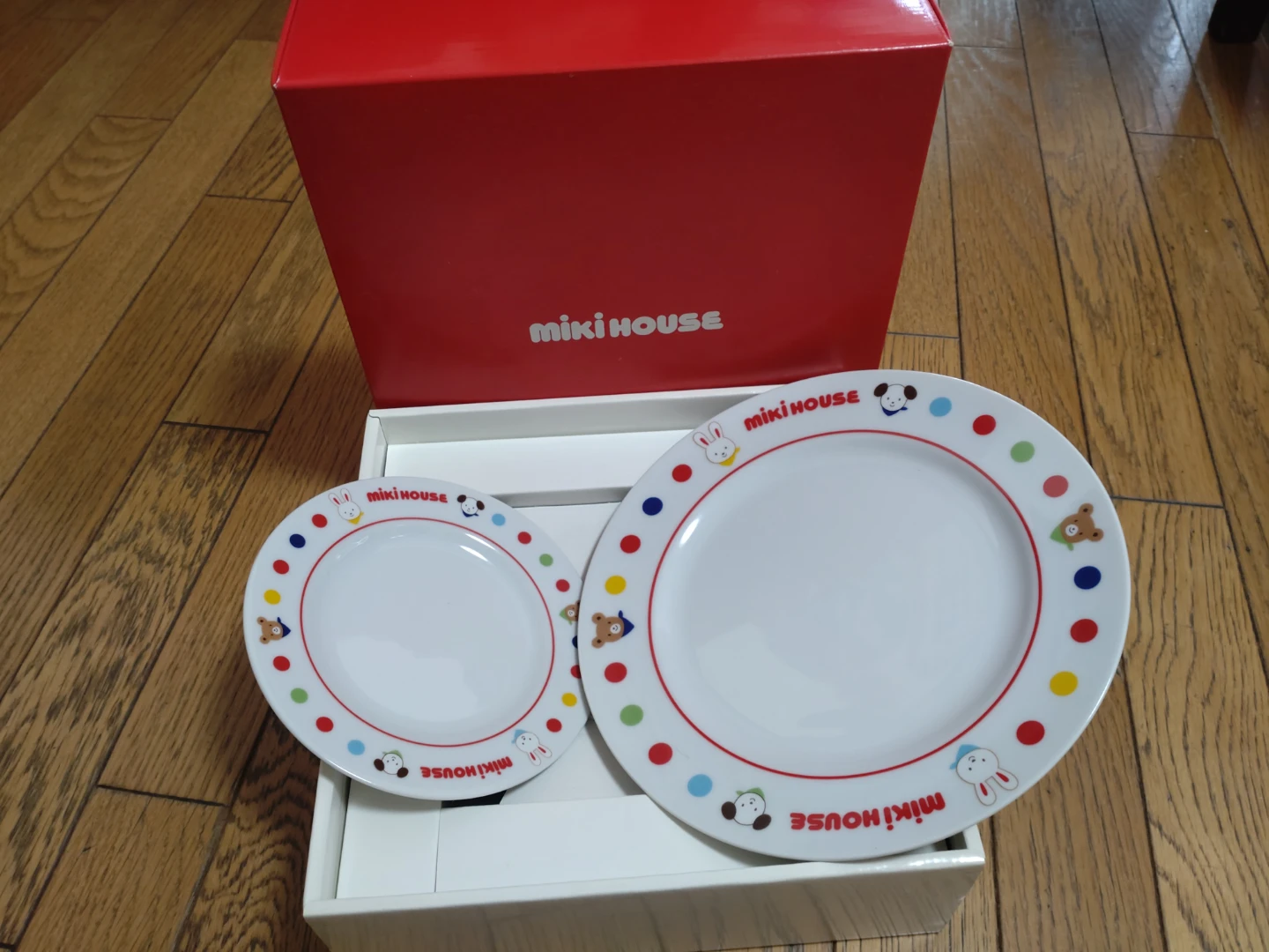 【箱入り新品】ミキハウス 食器セット