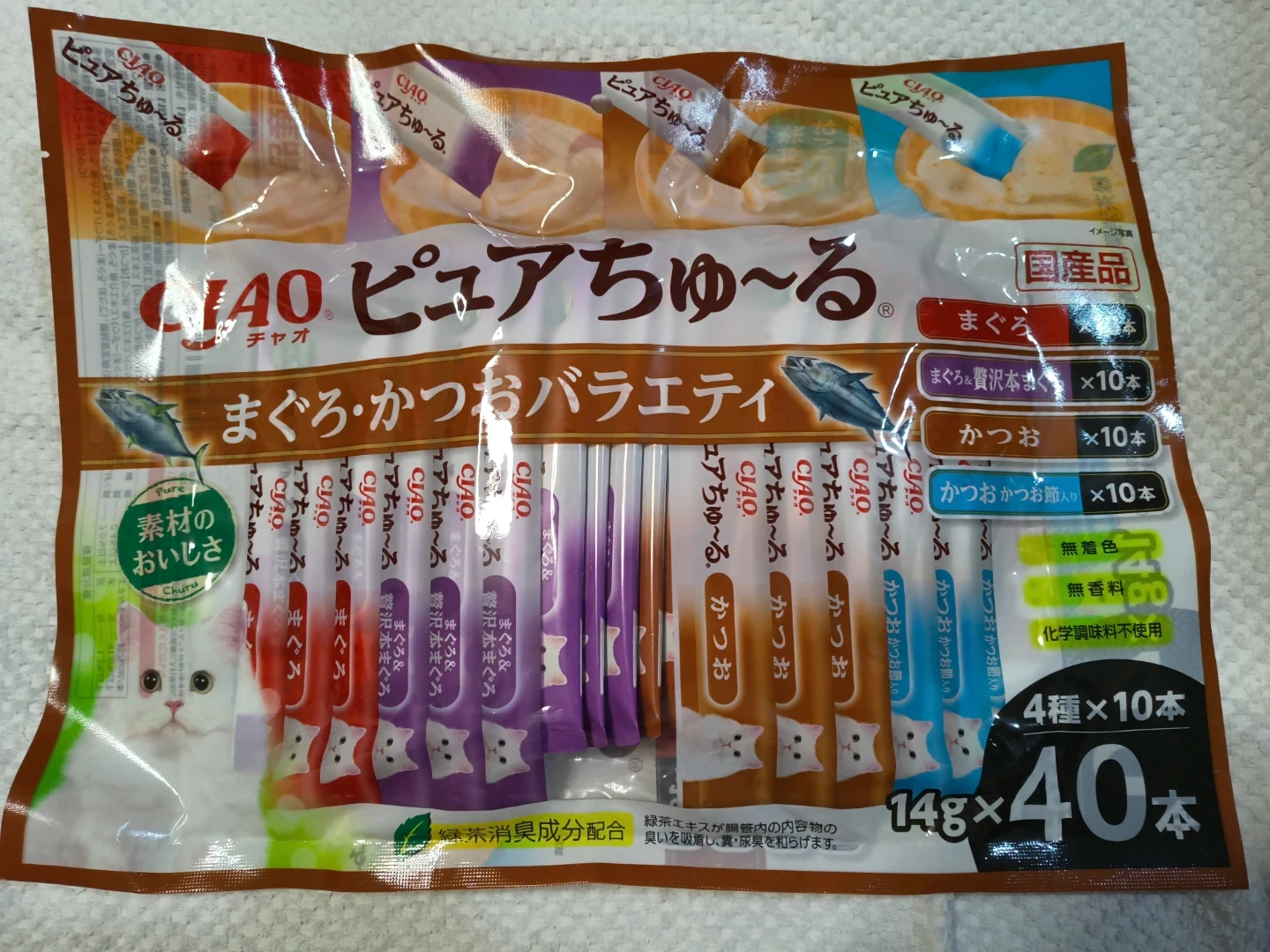 チャオ ピュアちゅ〜る バラエティ 40本