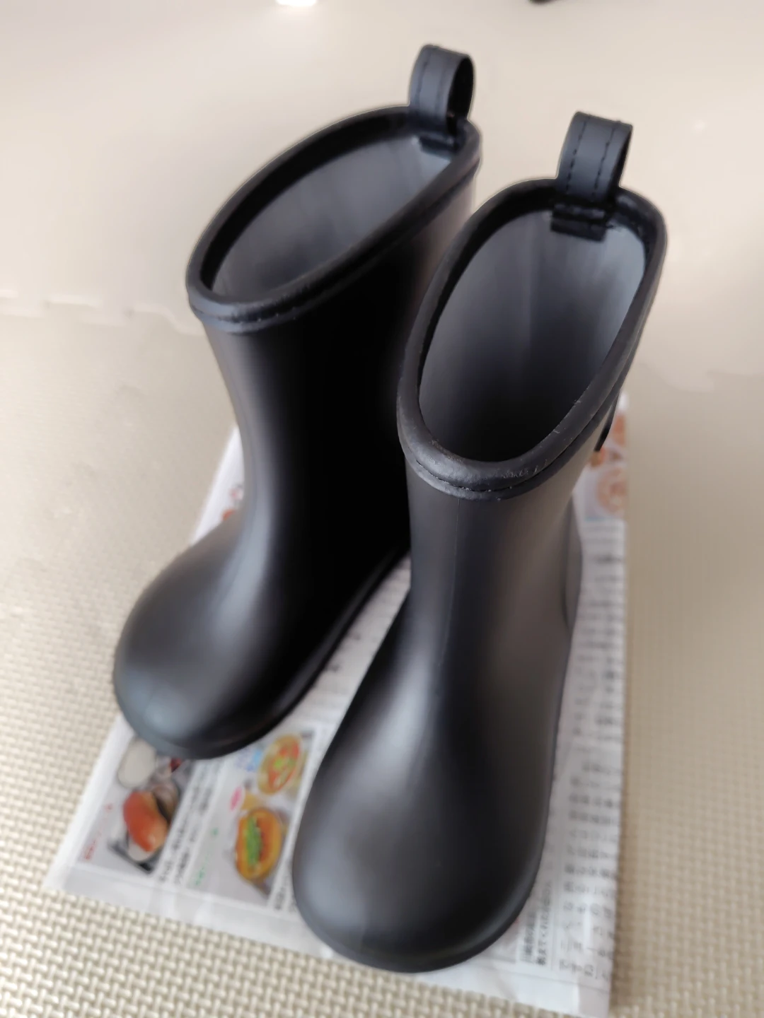キッズフォーレ レインブーツ 19cm 黒の写真2枚目