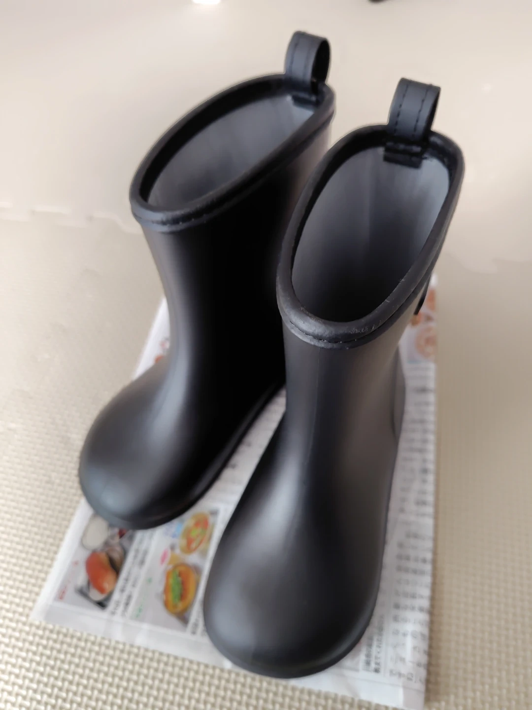 キッズフォーレ レインブーツ 19cm 黒の写真2枚目