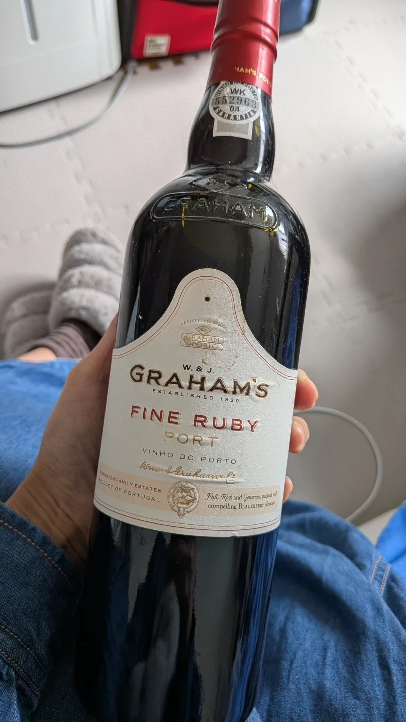 寝かせ10年グラハムズ ファイン ルビーポートワイン grahamグラハムの写真2枚目