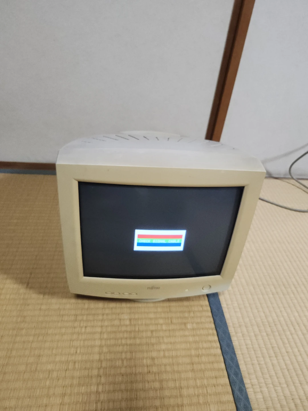富士通 CRTモニター レトロパソコン用