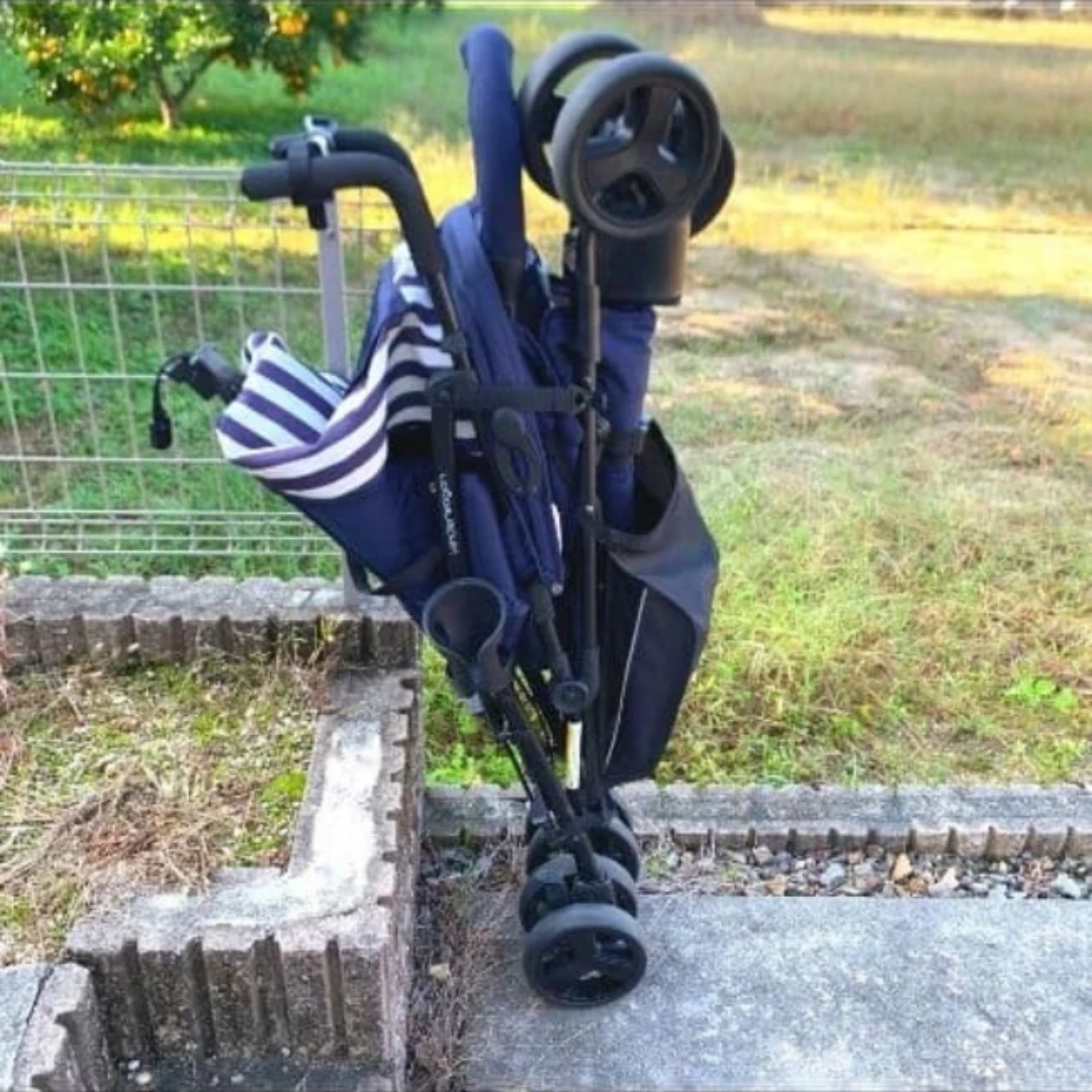 日本育児 2人乗りベビーカー キンダーワゴン DUOシティHOPの写真10枚目