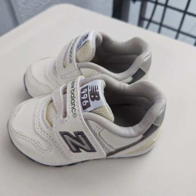 ニューバランス 996 ベビーシューズ 白の写真3枚目