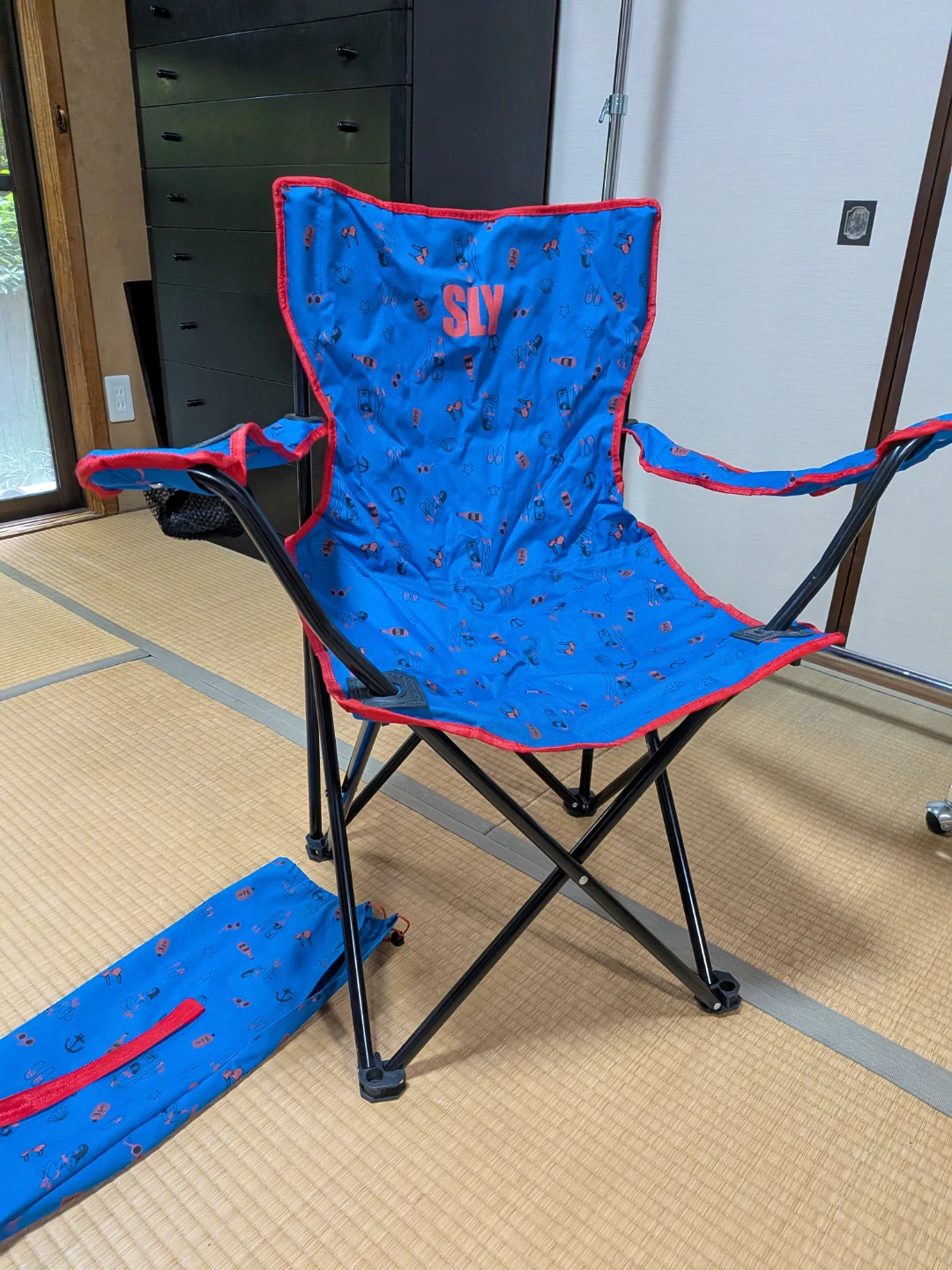 スライ アウトドアチェア 収納袋付き