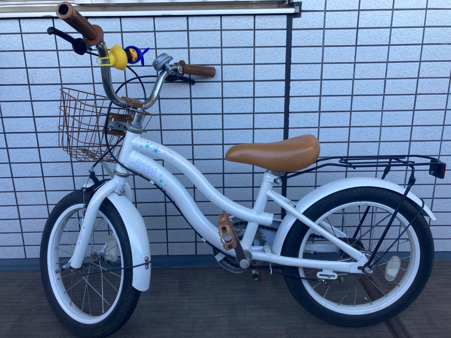 BTM 子供用自転車 ホワイト